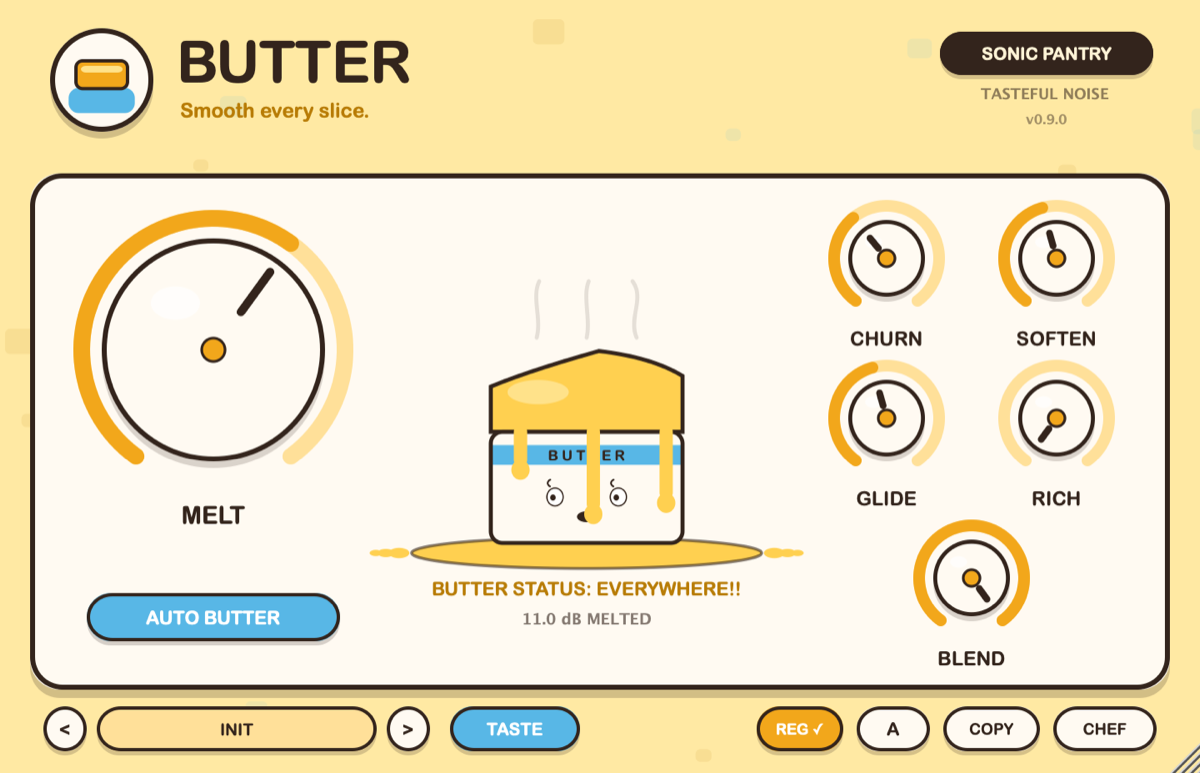 Butter plugin UI
