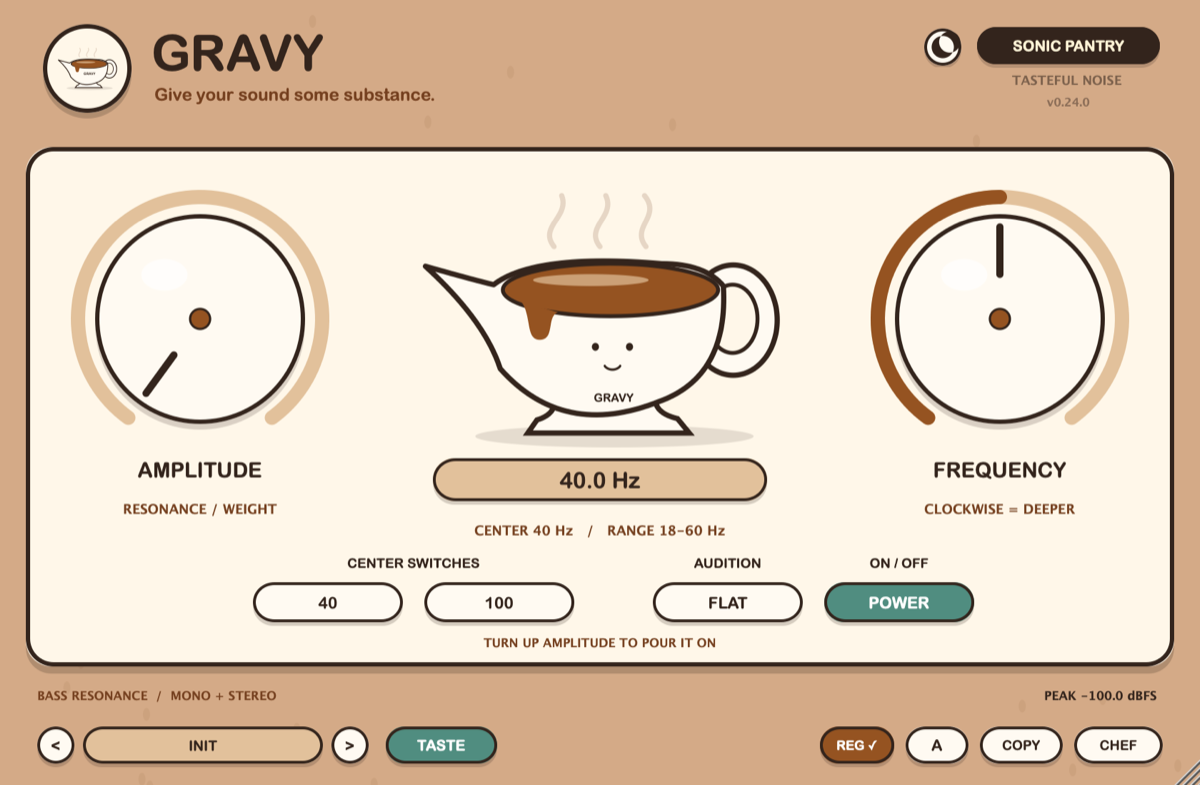 Gravy plugin UI