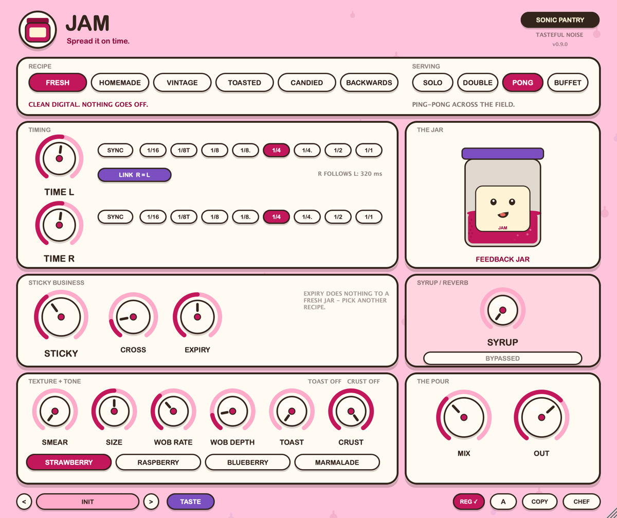 Jam plugin UI