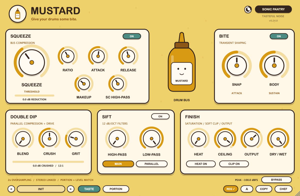 Mustard plugin UI